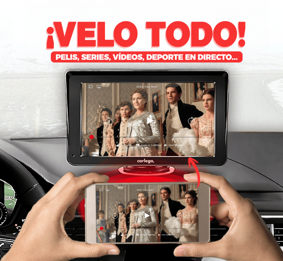Pantalla Carlega X: velo todo, películas, series, vídeos y partidos en directo desde el móvil