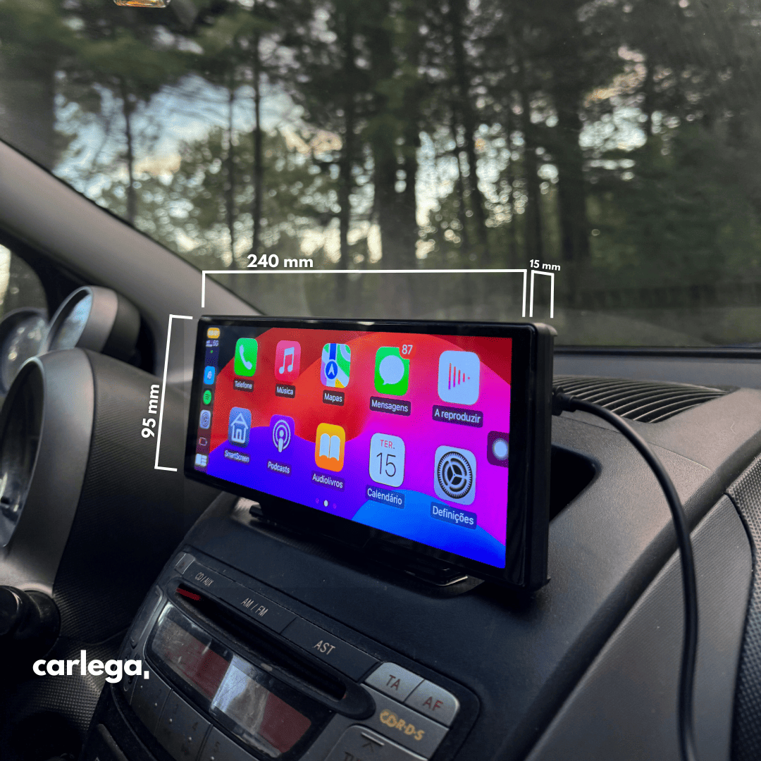 Carlega Pro - Pantalla 10" CarPlay/Android Auto inalámbricos