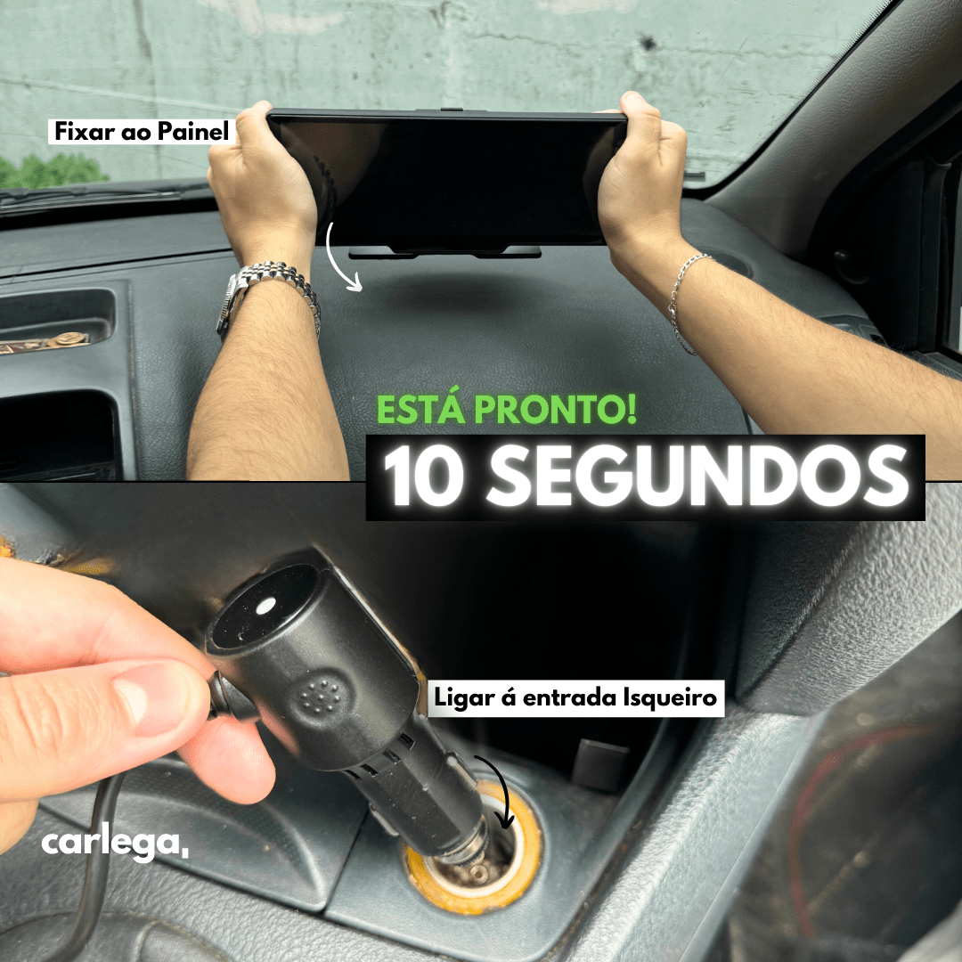 Carlega Pro - Pantalla 10" CarPlay/Android Auto inalámbricos