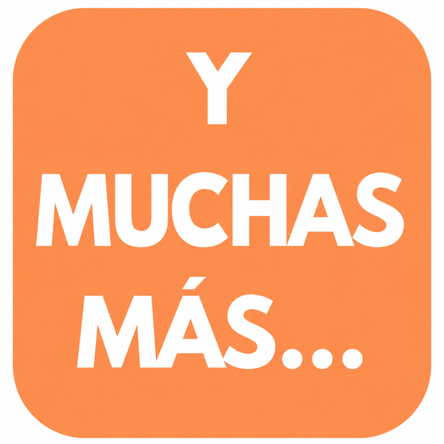 Y muchas más aplicaciones compatibles